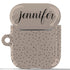 Small Spotted Dots Custom Name AirPods Case